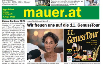 Mauer Zeitung: September-Ausgabe online